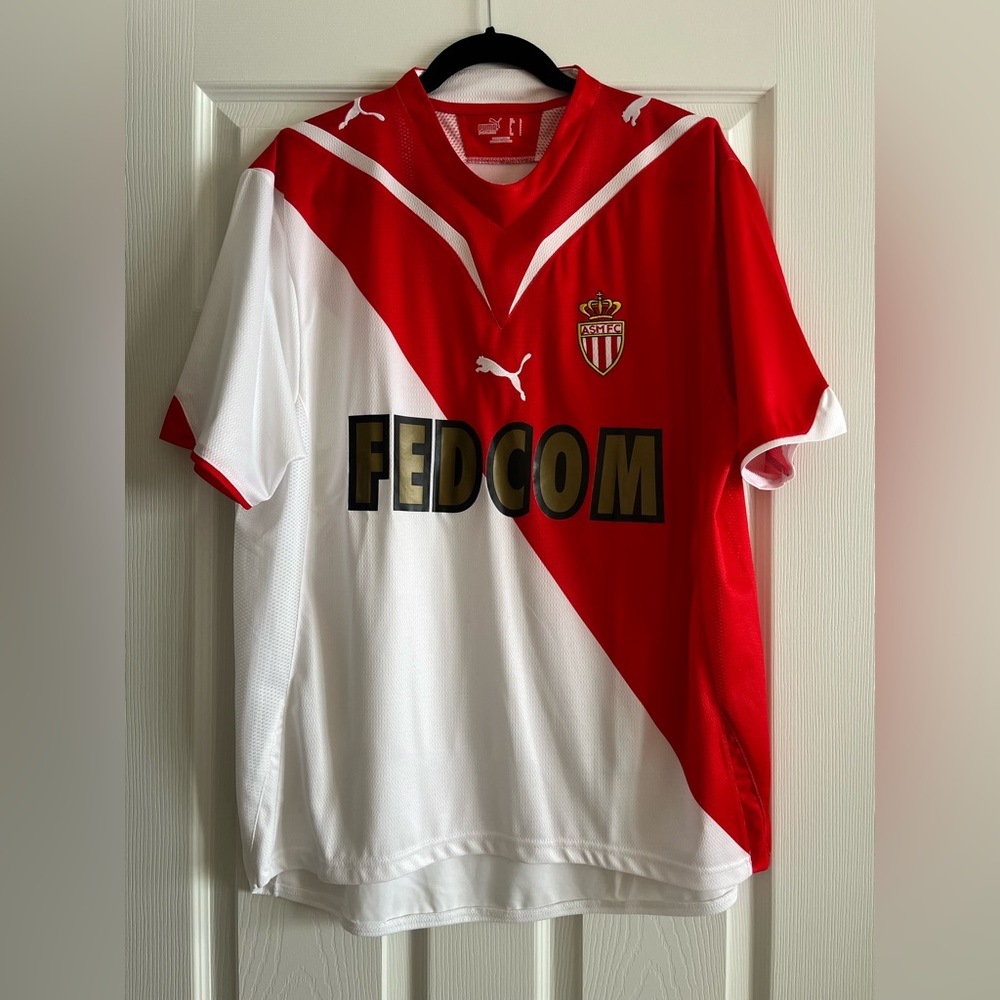 NWOT Puma AS Monaco FC France Ligue Football/Soccer Jersey - Size L